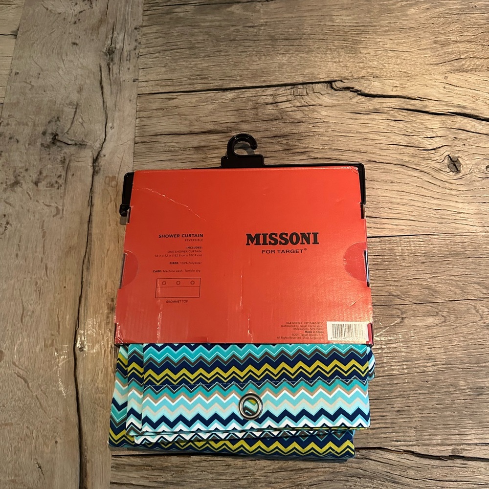 Missoni shower curtain
